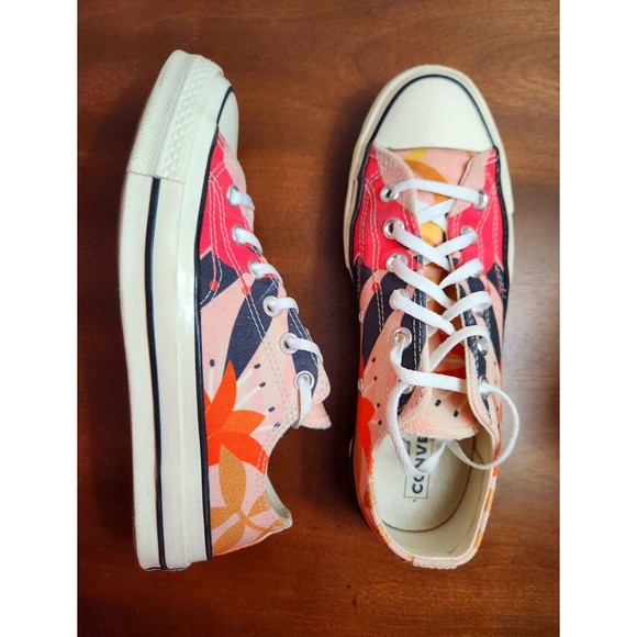 Converse Chuck 70 Floral Print Sz 8 Seldom Worn Clean 568376C Shoes Sneakers - Picture 5 of 11